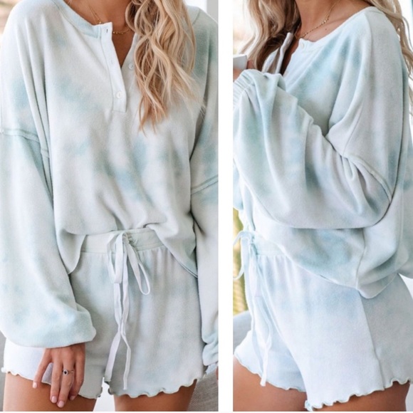 Tie Dye Pajama Set - Picture 4 of 6